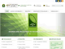 Tablet Screenshot of crefsp.gov.br